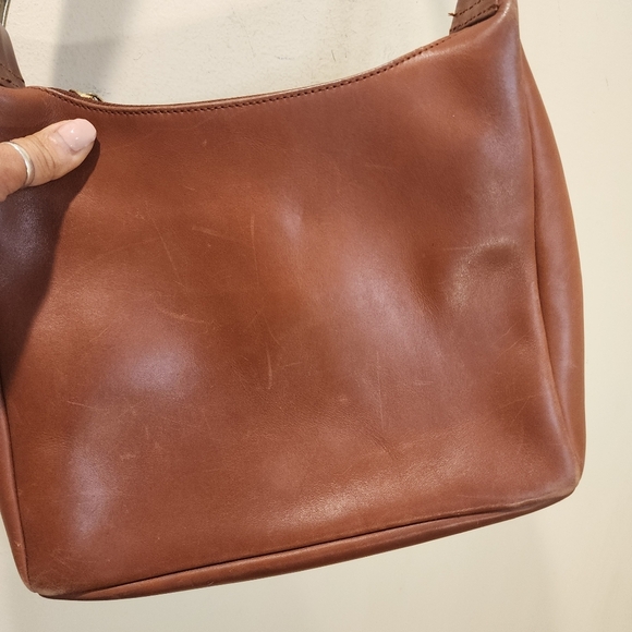 Nine West Vintage Brown Leather Shoulder Bag - Picture 10 of 15